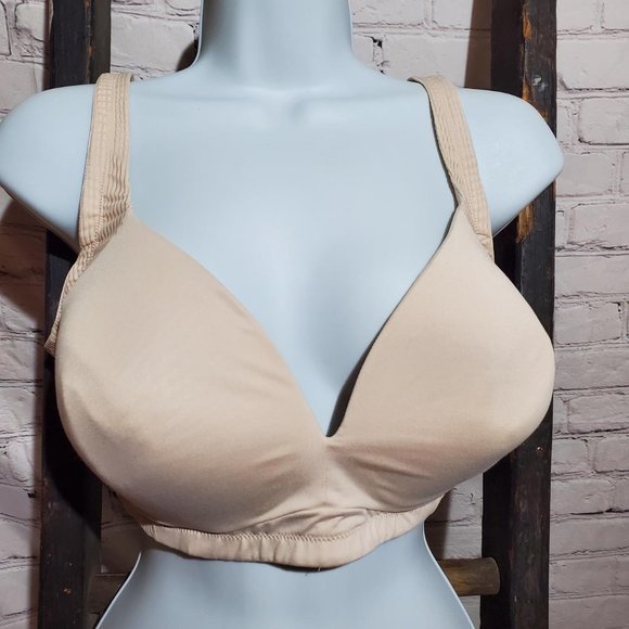Warners 40D Bra Padded Wide Straps Beige - Picture 1 of 4